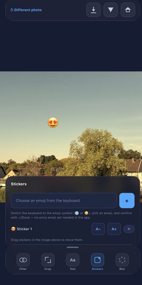 Snoxi Sticker-Editor